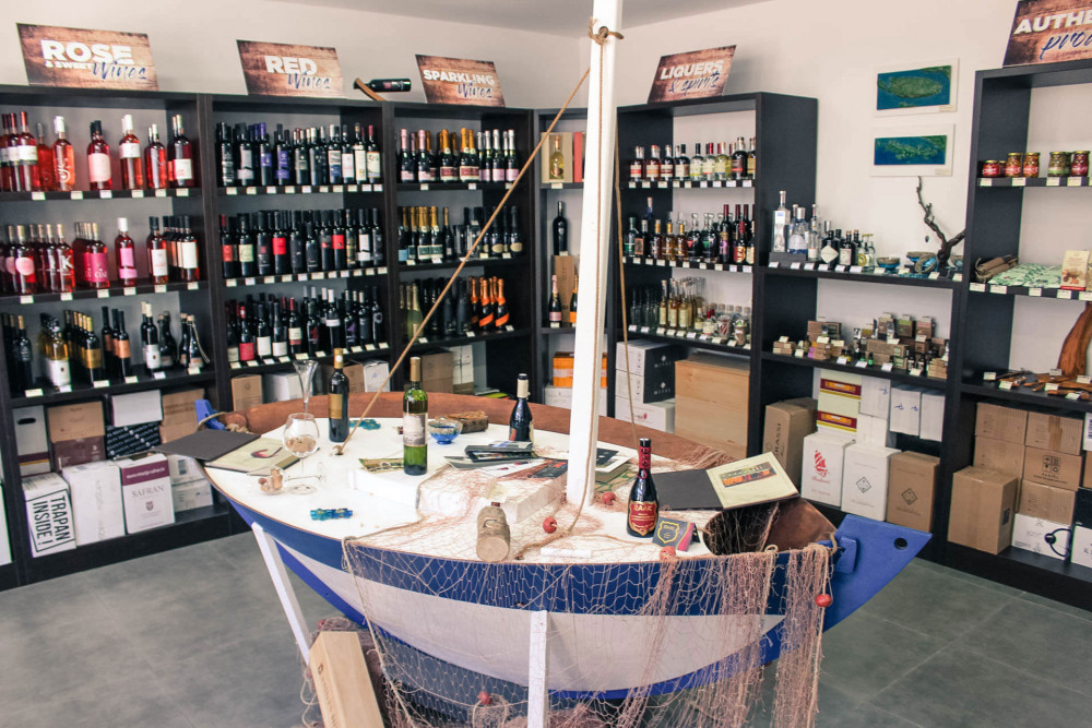 A Wine Shop for beverages and souvenirs